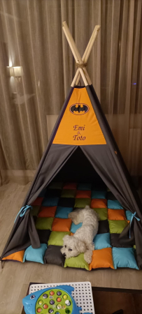 Cort teepee de joaca tematica Batman [5]
