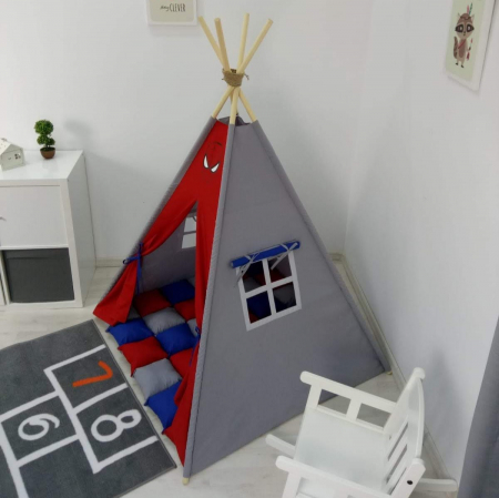 Cort teepee de joaca tematica Spiderman [1]