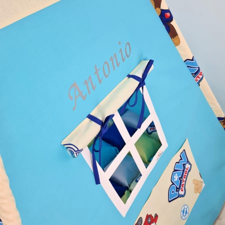 Cort teepee de joaca Patrula Catelusilor - turcoaz [4]