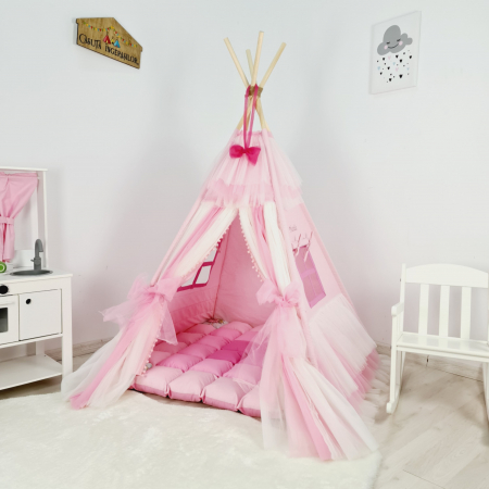 Cort teepee de joaca Castelul Magic