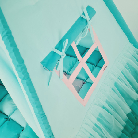Cort teepee de joaca Printesa - turcoaz [1]