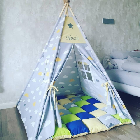 Cort teepee de joaca Cloudy [3]