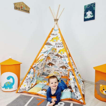 Cort teepee de joaca Dino 4 [6]