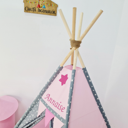 Cort de joaca teepee Milky Stars Patrisia [4]