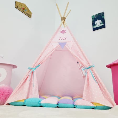Cort teepee de joaca Milky Stars - Iris [4]