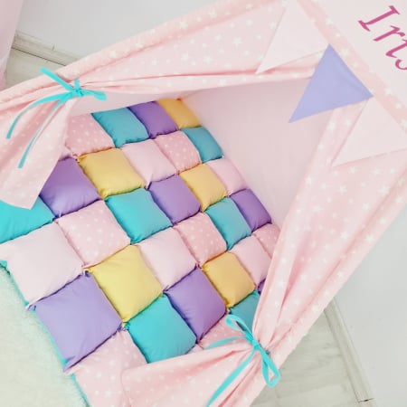 Cort teepee de joaca Milky Stars - Iris [3]