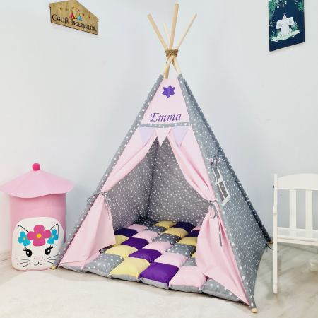 Reduceri corturi de joaca - Cort de joaca teepee Milky Stars Eva