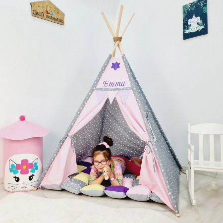 Cort de joaca teepee Milky Stars Eva [4]