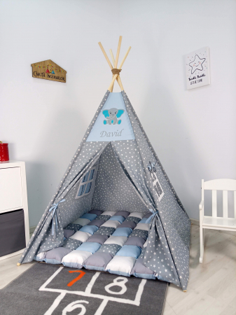 Cort teepee de joaca tematica stele [1]