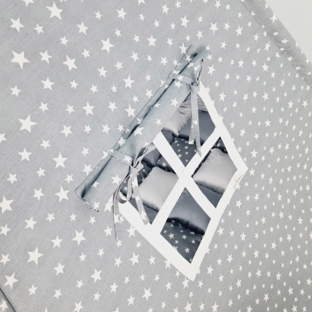 Cort teepee de joaca Milky white&gray [2]