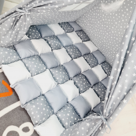 Cort teepee de joaca Milky white&gray [3]