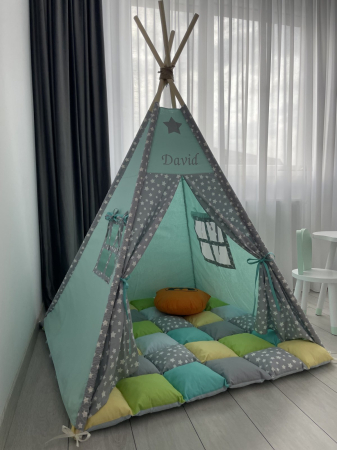 Cort teepee de joaca Milky Stars - Zayn [9]