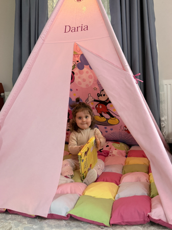 Cort teepee de joaca Minnie Mouse personalizat [6]