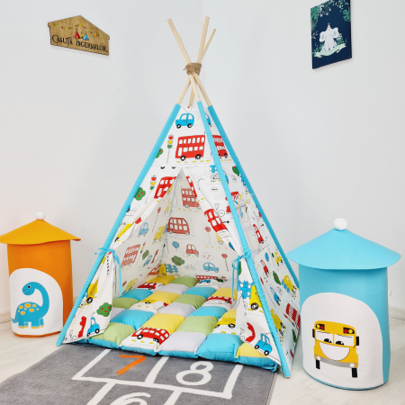 Corturi baieti - Cort teepee de joaca Mijloace de transport