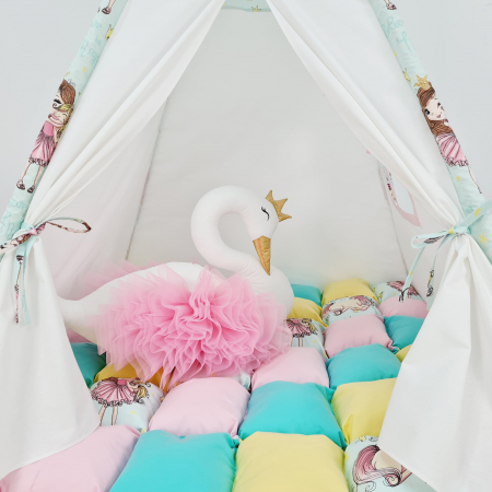 Cort teepee de joaca printesa si unicornii [3]