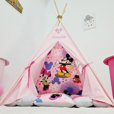 Cort teepee de joaca Minnie Mouse personalizat [1]