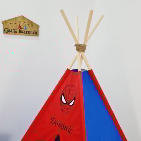 Cort teepee de joaca tematica Spiderman 2 [2]