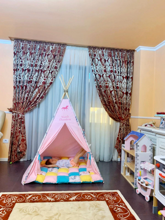 Cort teepee de joaca unicorni rozpersonalizat [5]