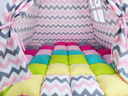 Cort teepee de joaca zig-zag [1]