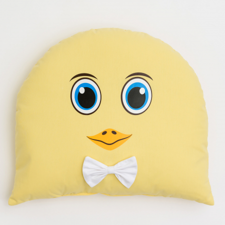 Textile pentru patut bebe - Laterala animata pentru patut - Puisor baiat - mica