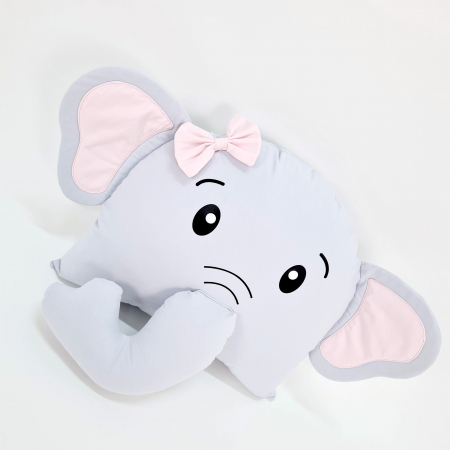 Set perne Elefanti gri / bleu - gri / roz [1]