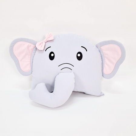 Pernuta animata elefant roz fetita