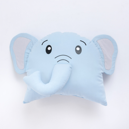 Set cos jucarii si perna animata - Elefant bleu [2]