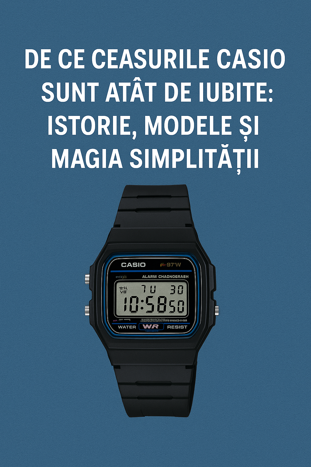 🕒 De Ce Ceasurile Casio Sunt Atât de Iubite: Istorie, Modele și Magia Simplității