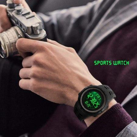 Ceas Sport, pentru barbati, Crononometru, Alarma, Afisal Digital [3]