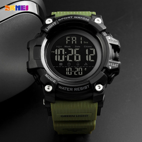 Ceas barbatesc Militar Army Cronograf Sport Digital Rezistent la apa si socuri [5]