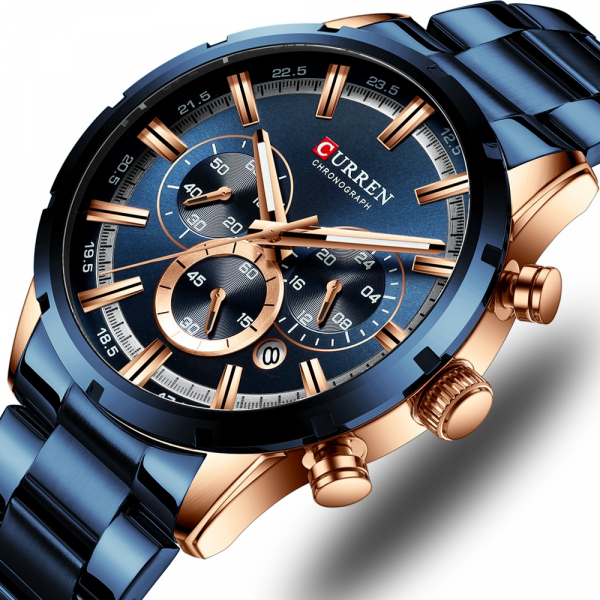 Ceas barbatesc elegant, Curren, Quartz, Otel inoxidabil [2]