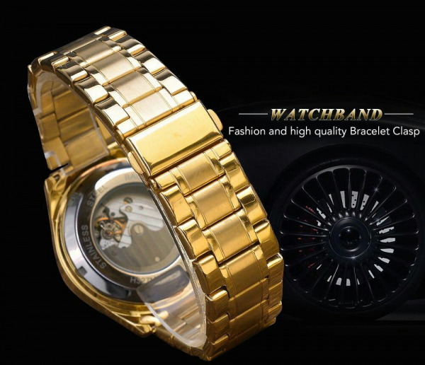 Ceas mecanic automatic, Self Wind, 2020, Fashion, Casual, Top Brand Luxury [12]