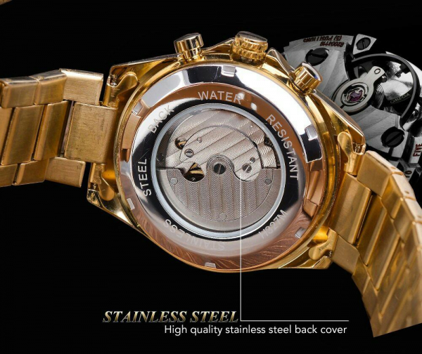 Ceas mecanic automatic, Self Wind, 2020, Fashion, Casual, Top Brand Luxury [7]