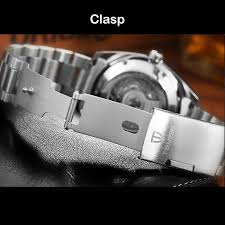 Ceas mecanic automatic, Tevise, Skeleton, Clasic, Otel inoxidabil [5]
