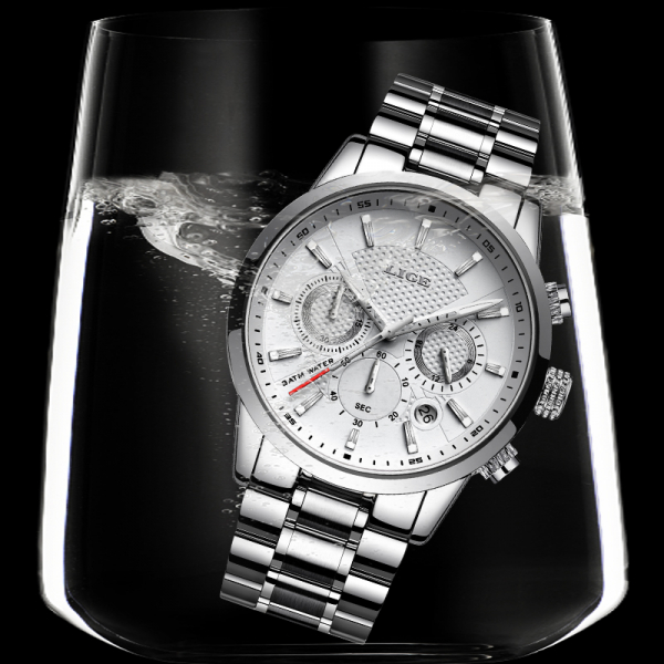 Ceas pentru barbati Elegant Quartz Fashion Otel [3]