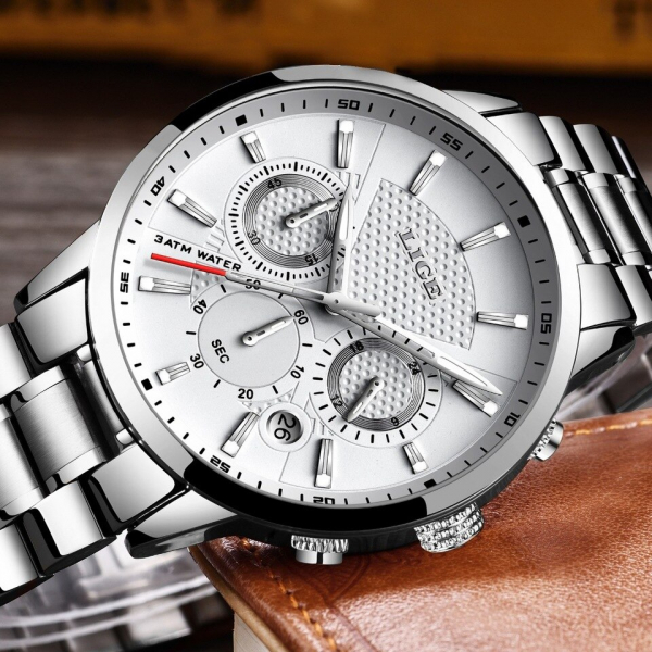 Ceas pentru barbati Elegant Quartz Fashion Otel [4]