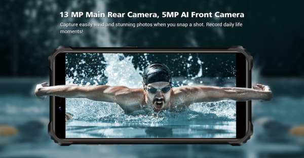 Telefon mobil, Smartphone Oukitel WP5 Pro, Android 10, 4G, 4GB RAM, 64GB ROM, IPS 5.5, Helio A25 OctaCore, Waterproof, 8000mAh, Dual SIM [18]