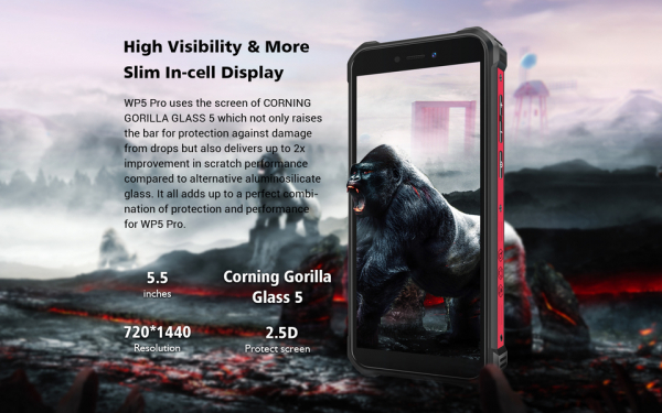 Telefon mobil, Smartphone Oukitel WP5 Pro, Android 10, 4G, 4GB RAM, 64GB ROM, IPS 5.5, Helio A25 OctaCore, Waterproof, 8000mAh, Dual SIM [7]