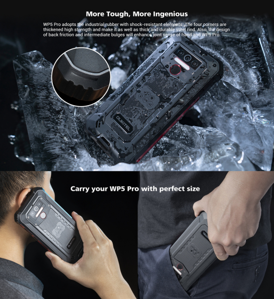 Telefon mobil, Smartphone Oukitel WP5 Pro, Android 10, 4G, 4GB RAM, 64GB ROM, IPS 5.5, Helio A25 OctaCore, Waterproof, 8000mAh, Dual SIM [11]