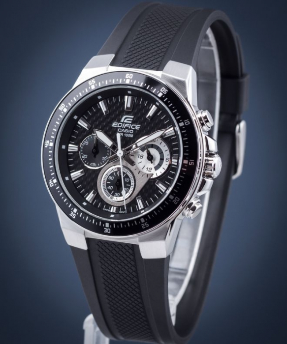 Casio Edifice EF-552-1AVEF – Ceas Bărbătesc Cronograf Quartz, 100m Rezistent la Apă, Design Sport-Elegant [3]