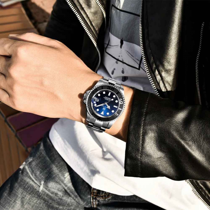 Ceas automat Pagani Design PD-1651 bărbați, mecanism Seiko NH35, carcasă 40mm, oțel inoxidabil, rezistent la apă 100m [4]