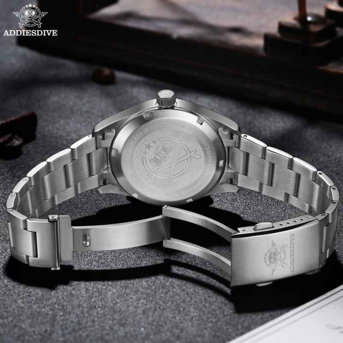 Ceas Automatic ADDIESDIVE AD2048 NH35A – 39mm, Safir, 200m Diving, Oțel 316L, BGW9 [4]