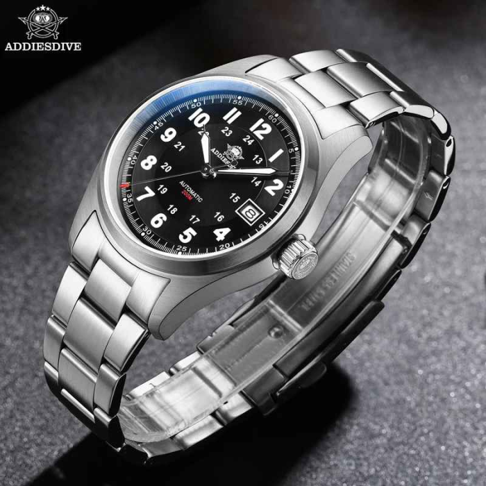Ceas Automatic ADDIESDIVE AD2048 NH35A – 39mm, Safir, 200m Diving, Oțel 316L, BGW9 [3]