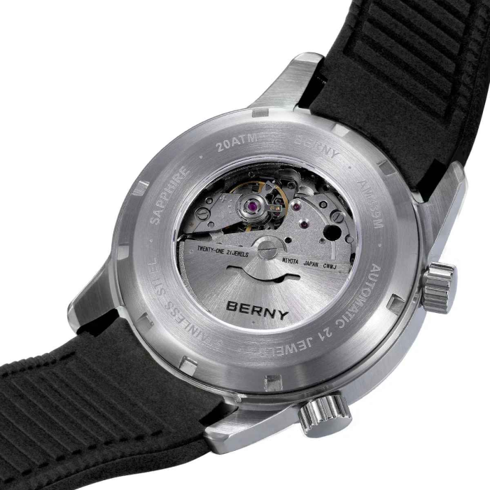 Ceas Automatic BERNY AM439M Diver, Miyota 8215, Safir AR, 200M, 42mm [5]