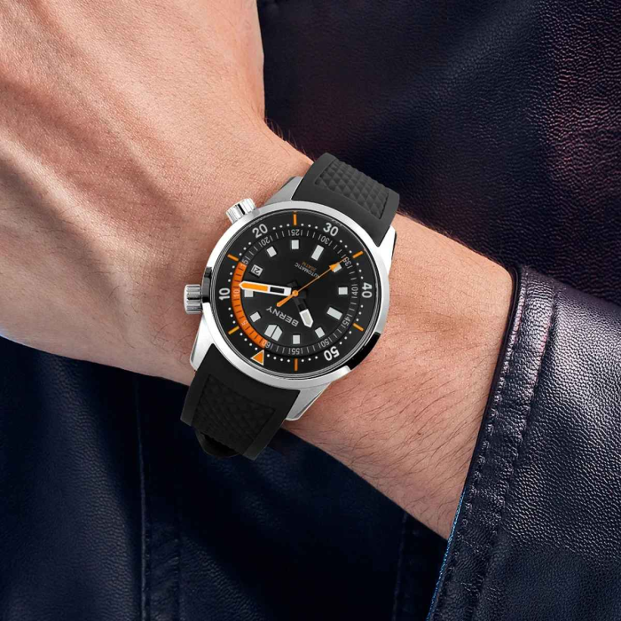 Ceas Automatic BERNY AM439M Diver, Miyota 8215, Safir AR, 200M, 42mm [4]