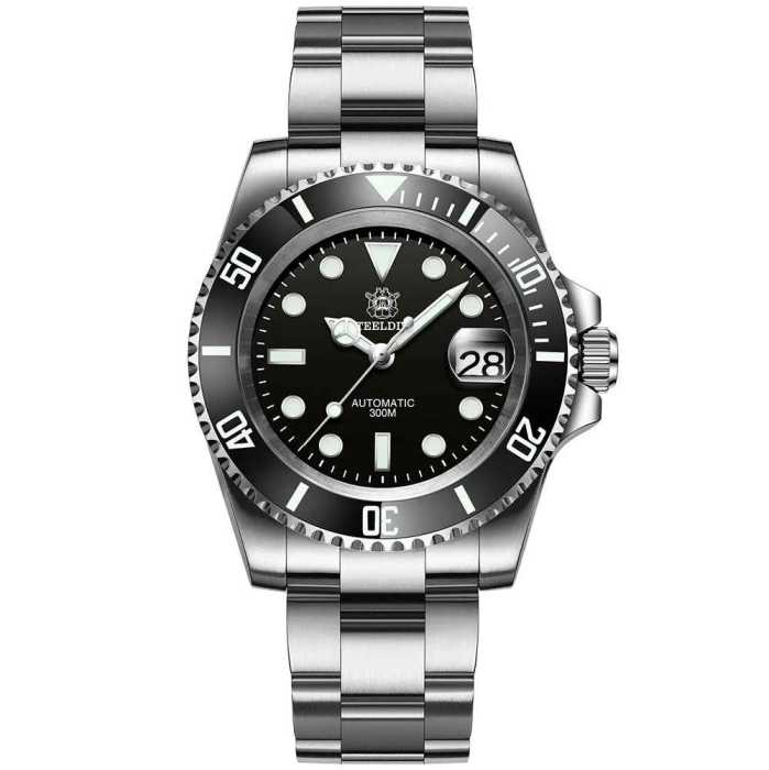 Ceas automatic de scufundări STEELDIVE SD1953, 41 mm, mecanism NH35, cristal safir, 30 ATM, oțel inoxidabil 316L [1]