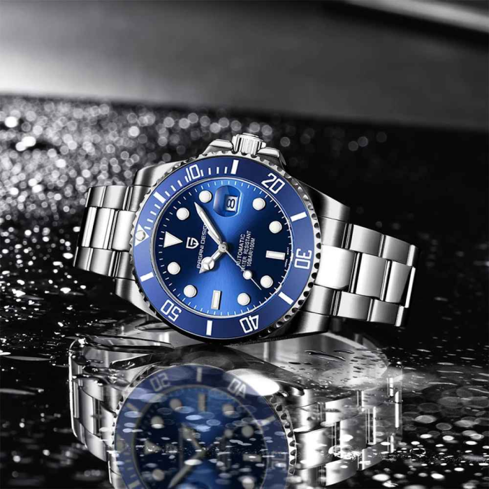 Ceas automatic diver bărbați PAGANI DESIGN PD-1639, 43 mm, mecanism Miyota 8215, safir, oțel inoxidabil, 100M waterproof [5]