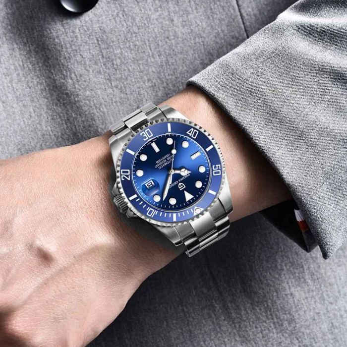 Ceas automatic diver bărbați PAGANI DESIGN PD-1639, 43 mm, mecanism Miyota 8215, safir, oțel inoxidabil, 100M waterproof [6]