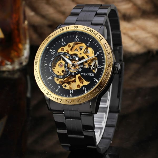 Ceas automatic mecanic Winner Skeleton Casual [2]