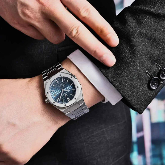 Ceas Automatic PAGANI DESIGN PD-1673 Blue, Miyota 8215, Safir, 100M, 40mm [3]